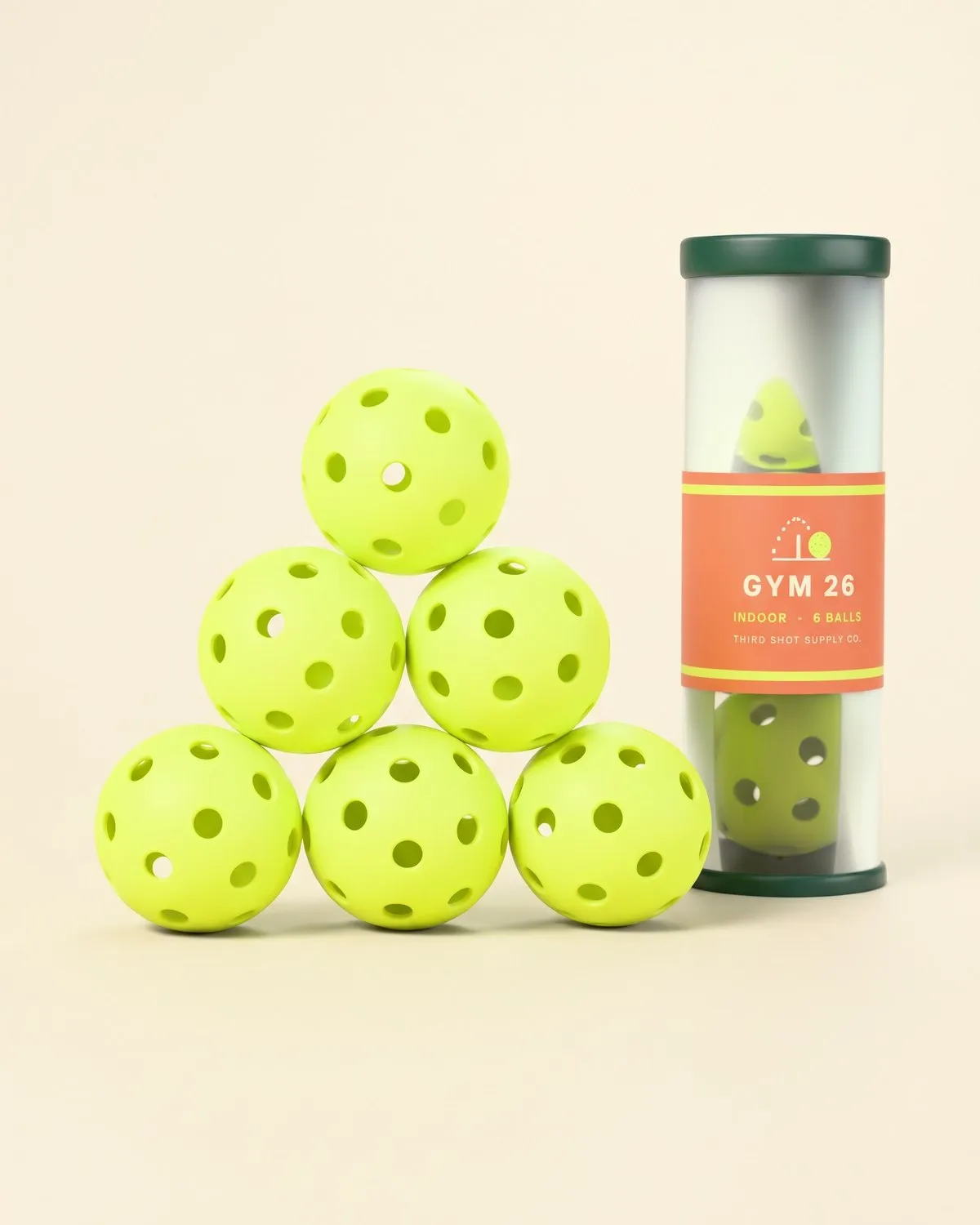 Gym 26 Indoor Ball, 6-Pack
