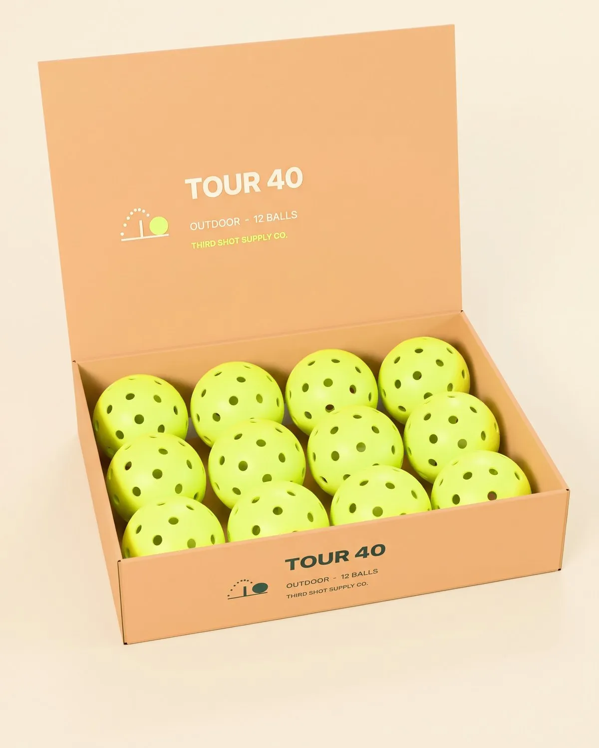 Tour 40 Outdoor Ball, 12-Pack
