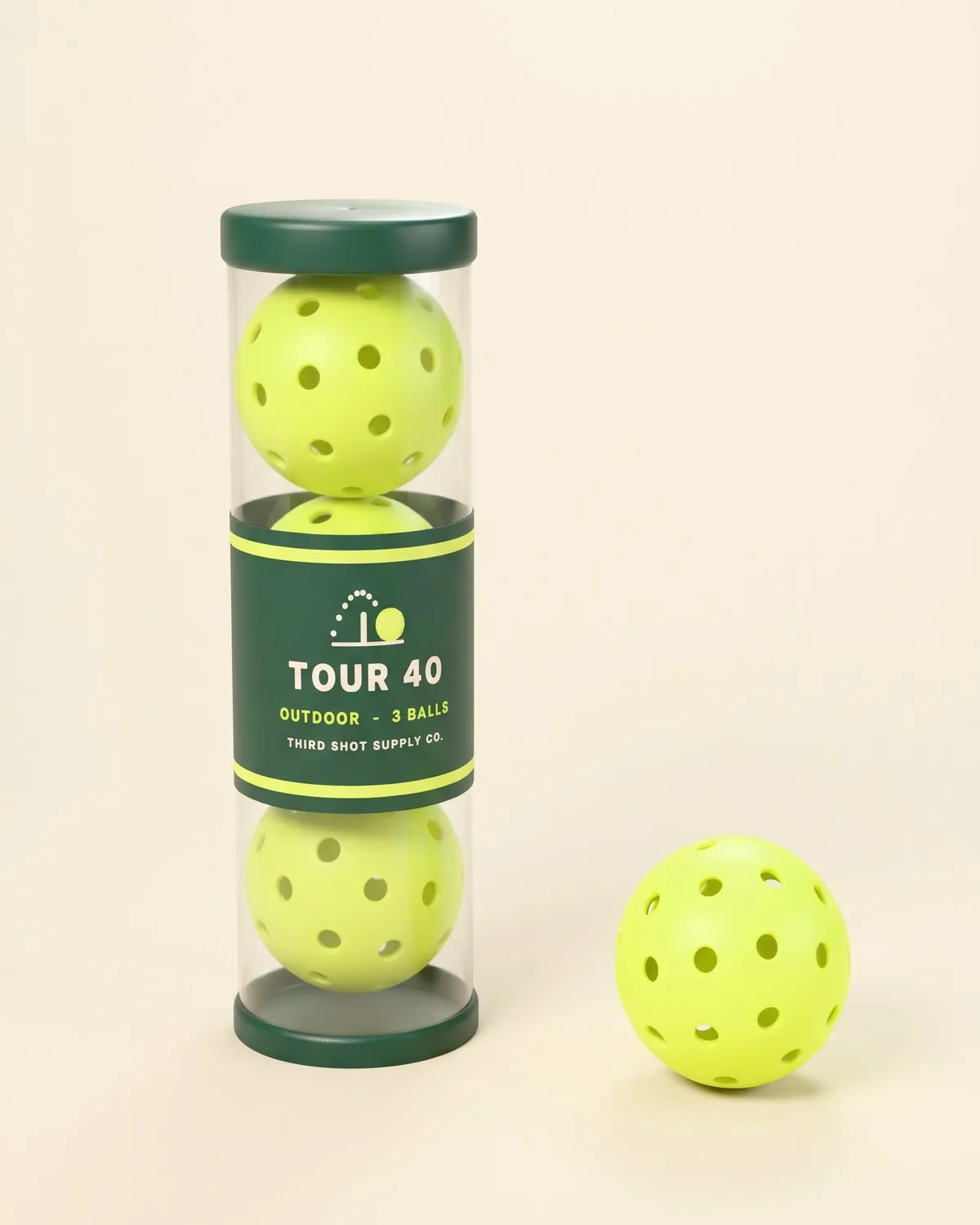 Tour 40 Outdoor Ball, 3-Pack